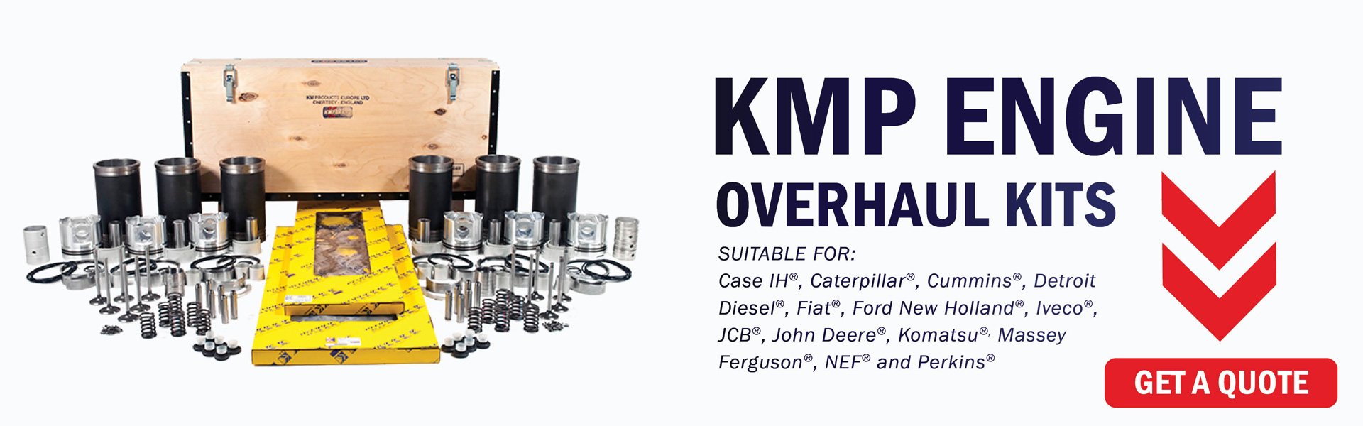 KMP engine overhaul kit contents